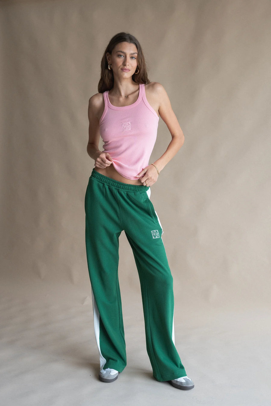 Araminta James Classic Trackpant - Dark Green