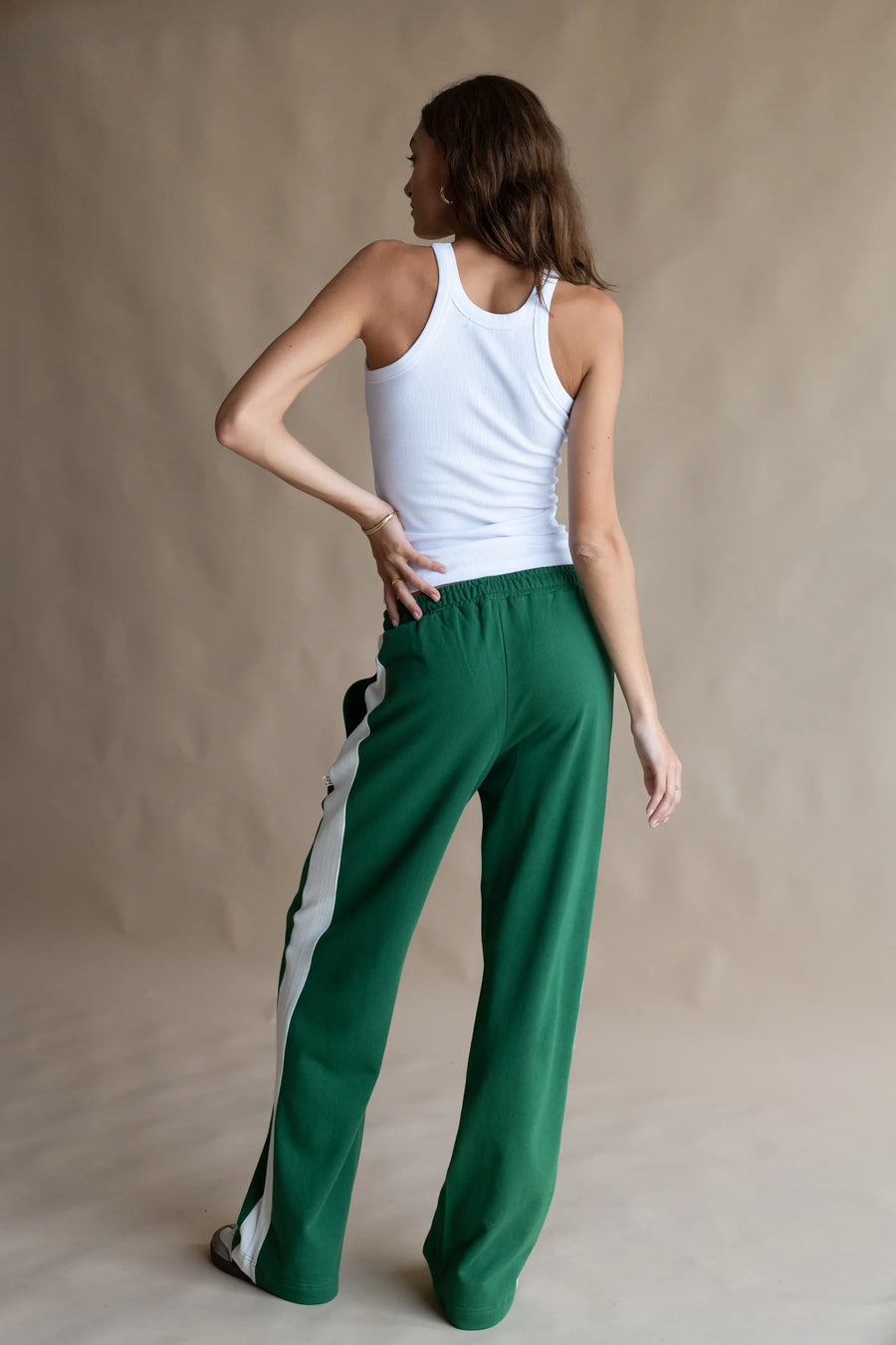 Araminta James Classic Trackpant - Dark Green