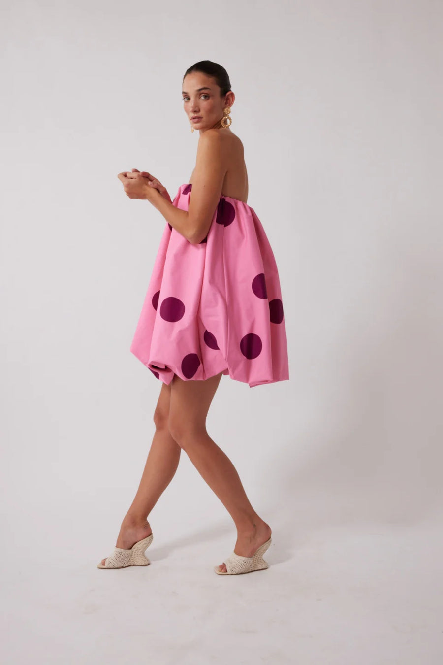 The Wolf Gang Gaia Bubble Dress - Candy Spot