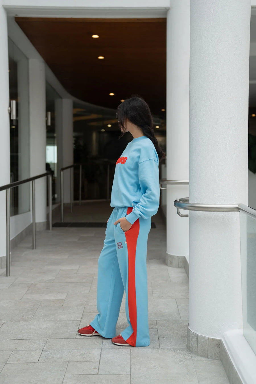 Araminta James Classic Trackpant - Ice Blue