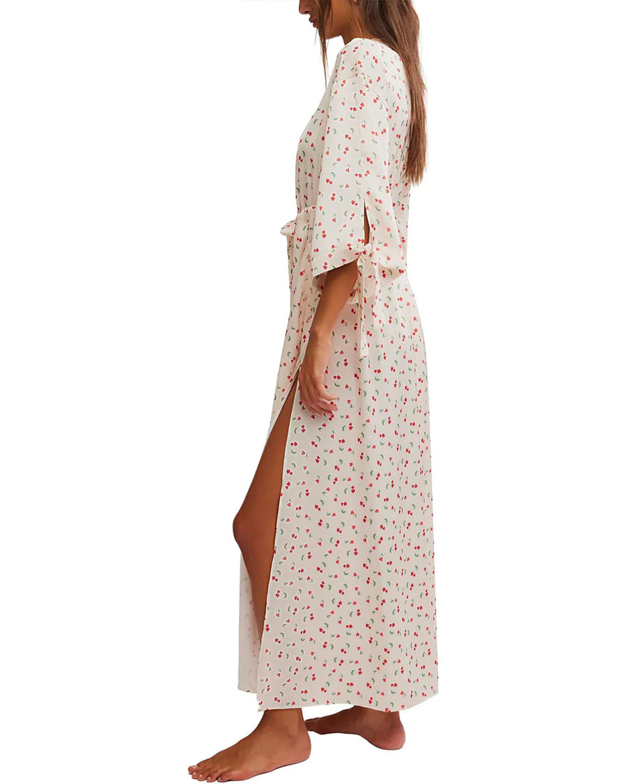 Free People First Blush Robe - Ivory Combo