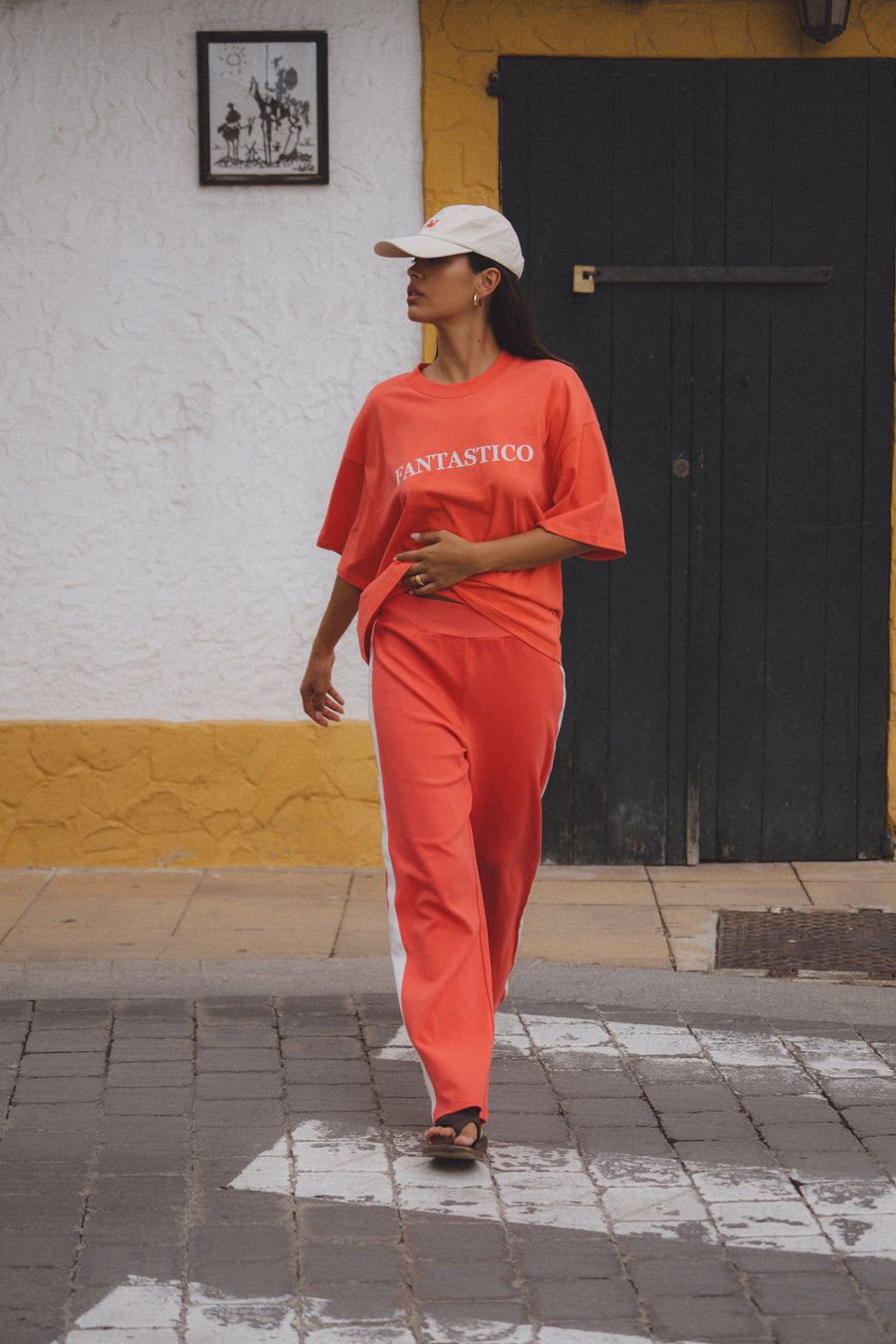 Araminta James Fantastico Tee - Lobster Red