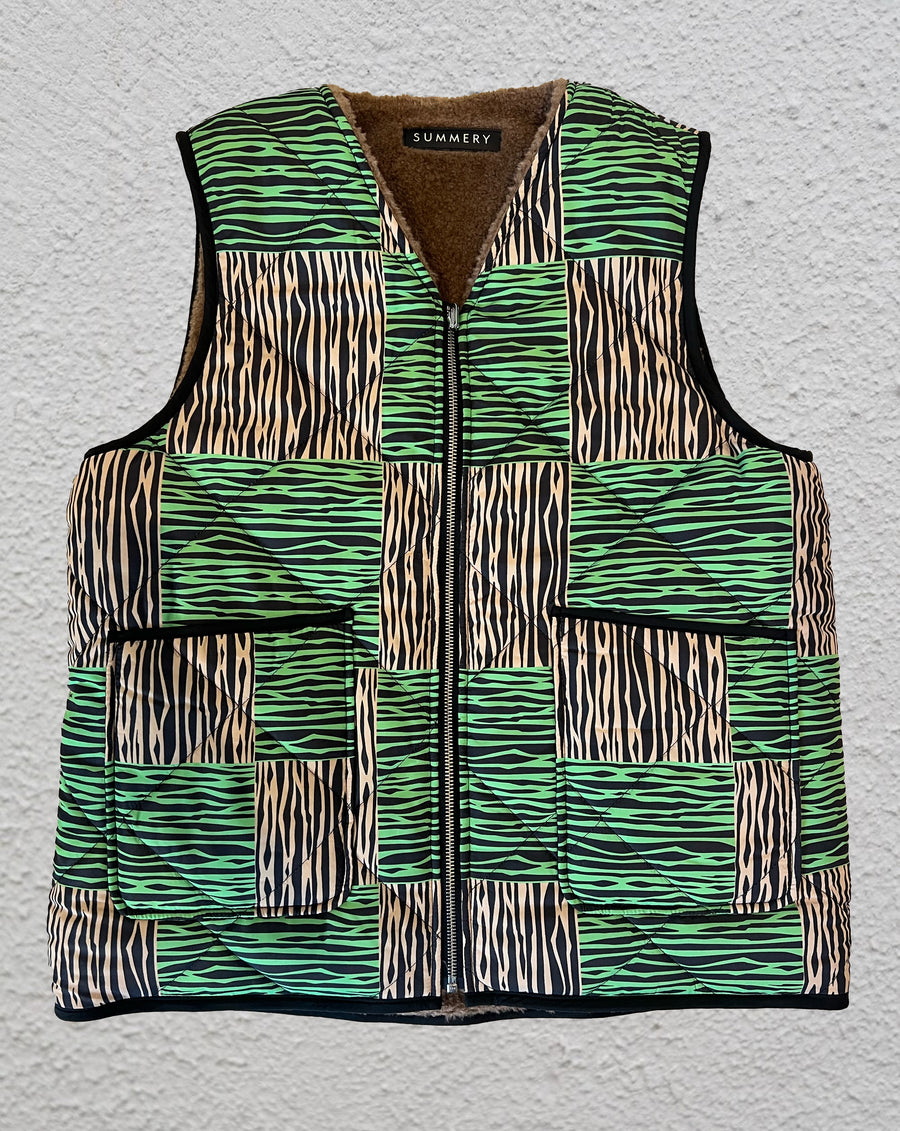 Summery Copenhagen Maylon Vest - Bud Green