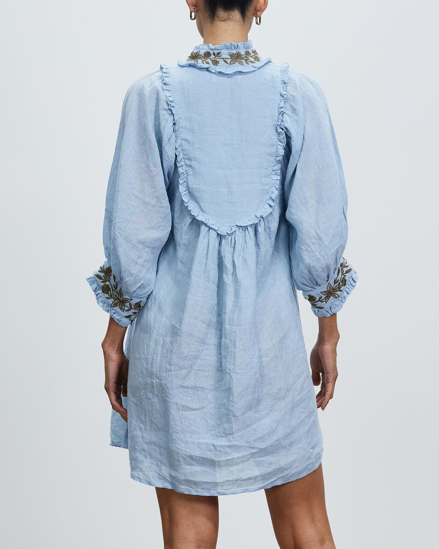 Kinga Csilla Kahlo Embroidered Mini Dress